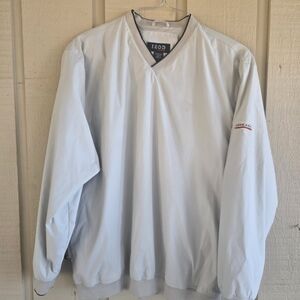 IZOD XFG Creme V-Neck Pullover Windbreaker